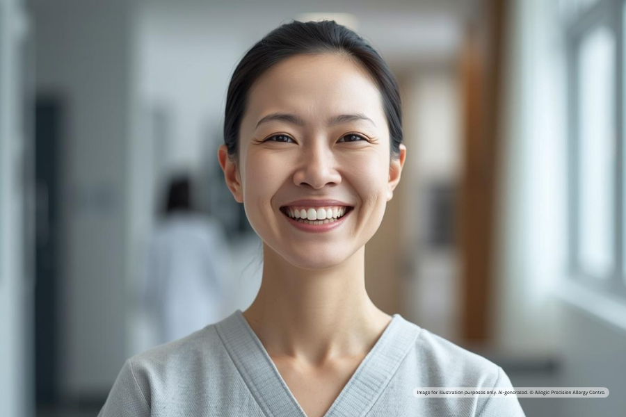 Allogic Precision Allergy Centre Virus Like Particle Nanovaccine for Allergy Immunotherapy patient